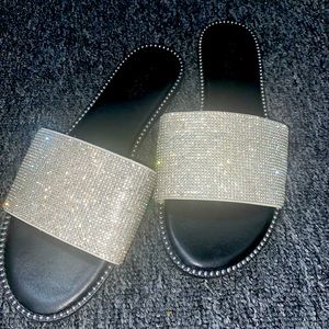 Brand New Silver Sandals size 7